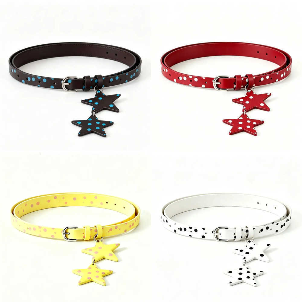 Hot Belts Girl American Ins Vintage Polka Dot Star Belt New Women Y2K Style Sweet Belt Shopping Dating Daily Waist Accessories Belt J260923