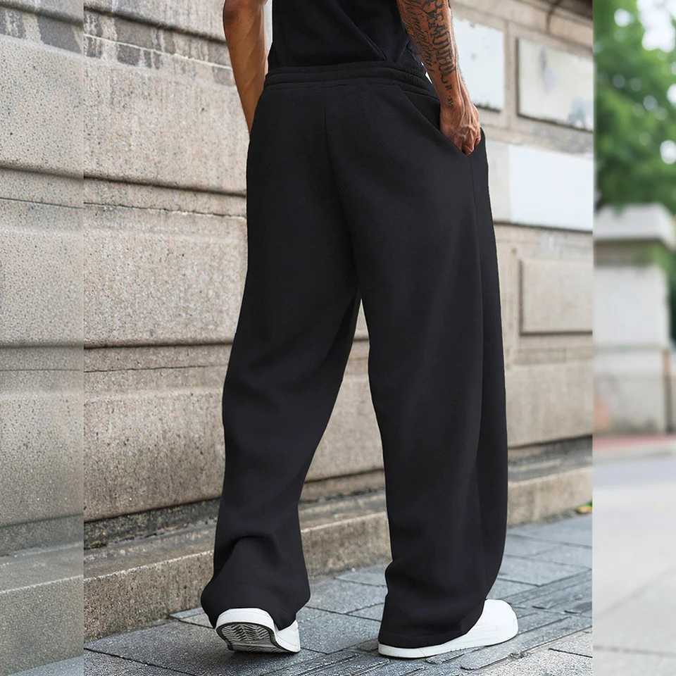Men's Pants Mens Casual Straight Leg Trousers Loose Fit Pants Wide Leg Streetwear Spring Autumn Breathable Comfortable Soft Sporty Bottoms D260