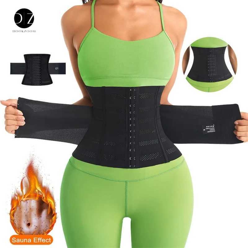 Women Women's Shapers Shapewear Corset Belts Waist Body Shaper Double Tummy Control Slimming Sheath Flat Belly Reductive J260923