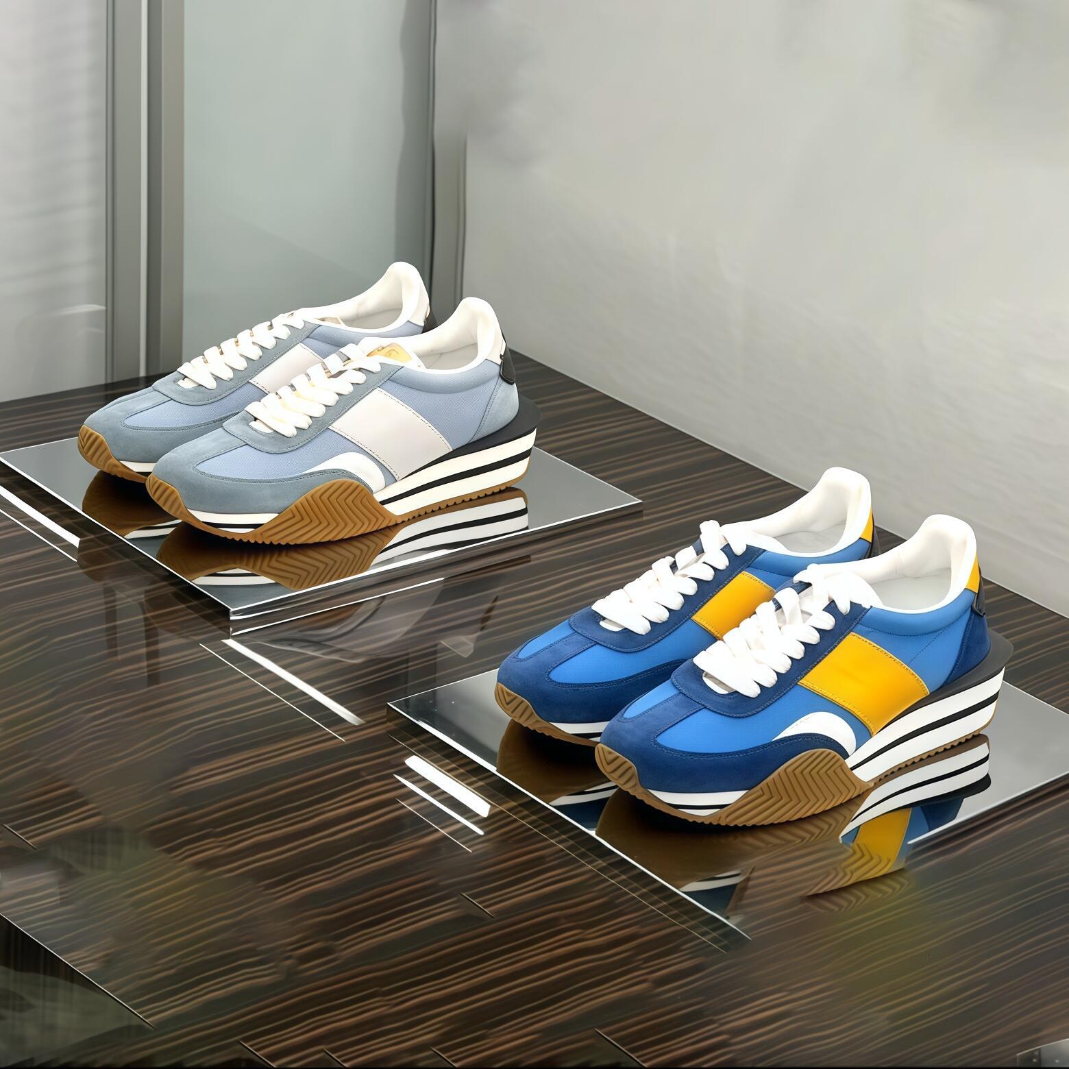 1 1 Colorblock Retro Running Sneakers Suede Leather Luxury Casual Athletic Shoes Mens Designer Lace Up Trainers Daily Street Outdoor Wear Fashion St