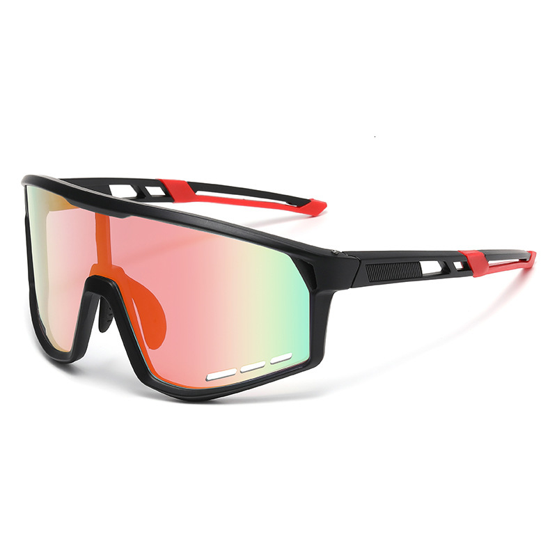 Cross-Border New Large-Frame Outdoor Sports Cycling Sunglasses For Men And Women, Fashionable Eyeglass Frames, Windproof Goggles Luxury Brand Design