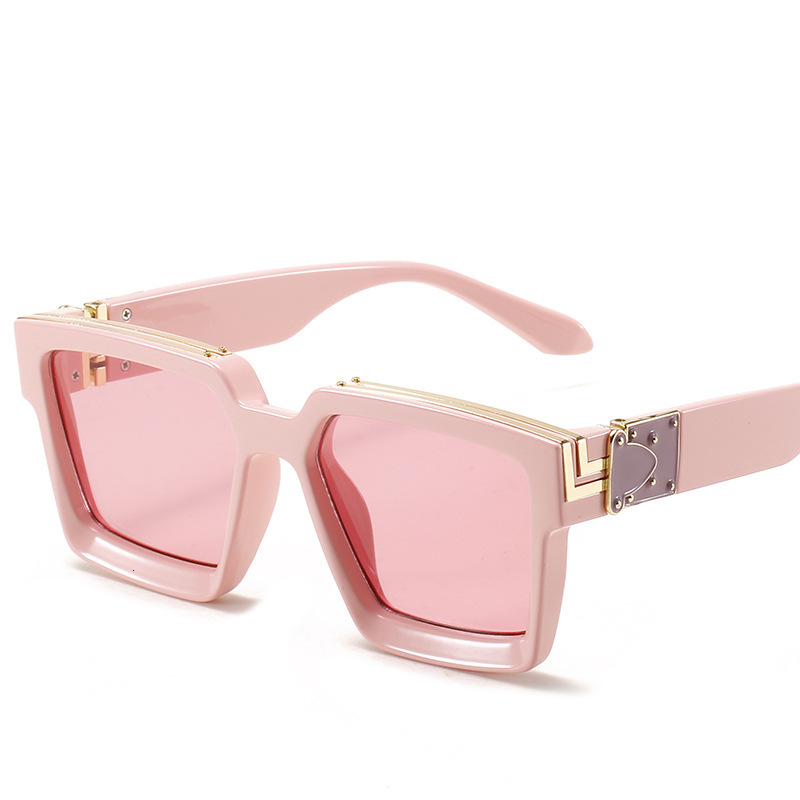 Brand Luxury Designer Sunglasses Fashion New European And American Style Versatile Party Glasses Elegant Face-Slimming Small Square Frame UV Protect