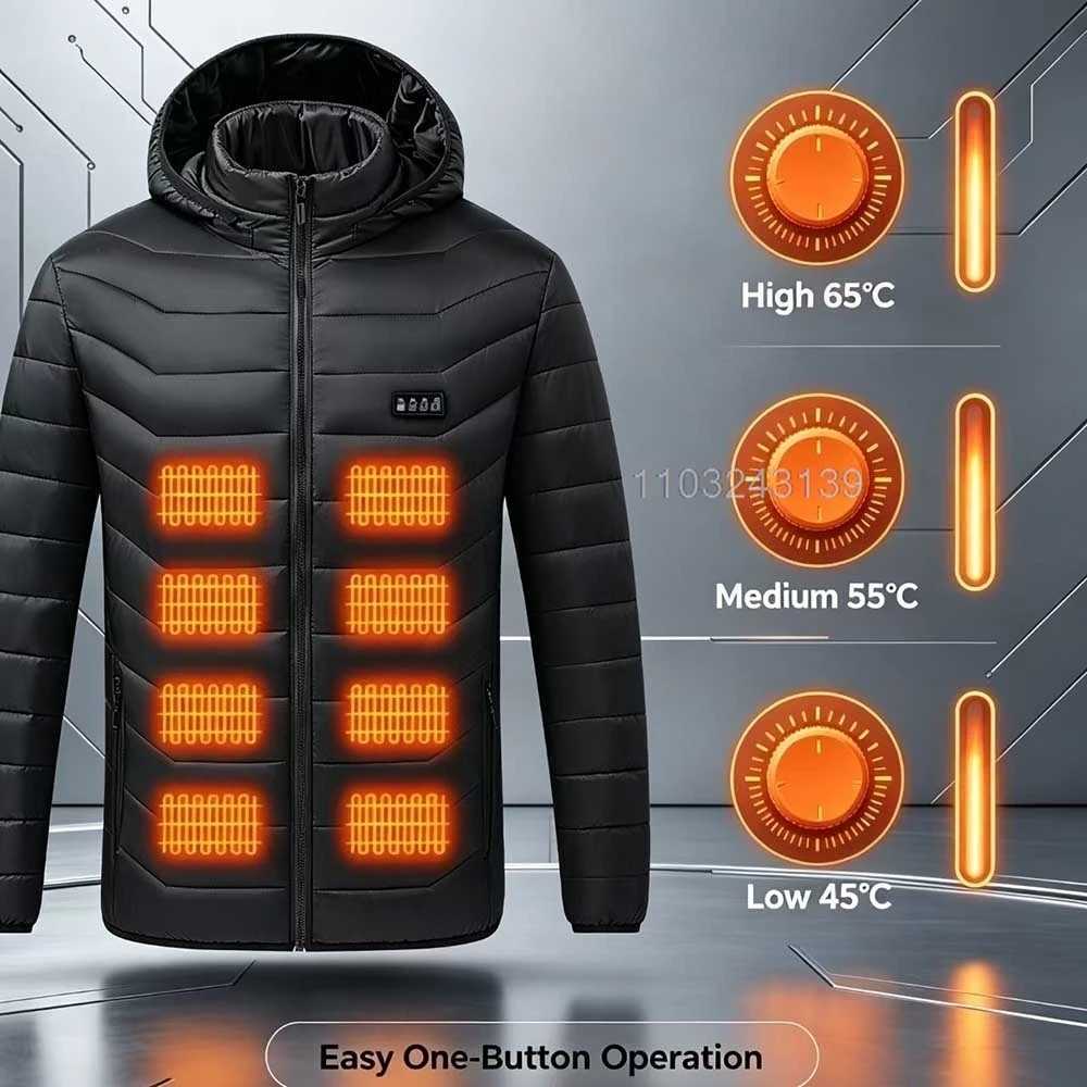 Areas Outdoor 37 Jackets Hoodies Heated Jackets Men's Women's Keep Warm Heating Jackets USB Electric Heating Jacket Heated Vest Thermal Cl