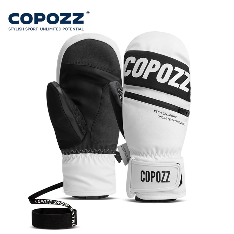 COPOZZ Upgrade Thicken Ski Gloves Winter Men Women Thinsulate Thermal Snowboard Waterproof Warm Mittens w260923