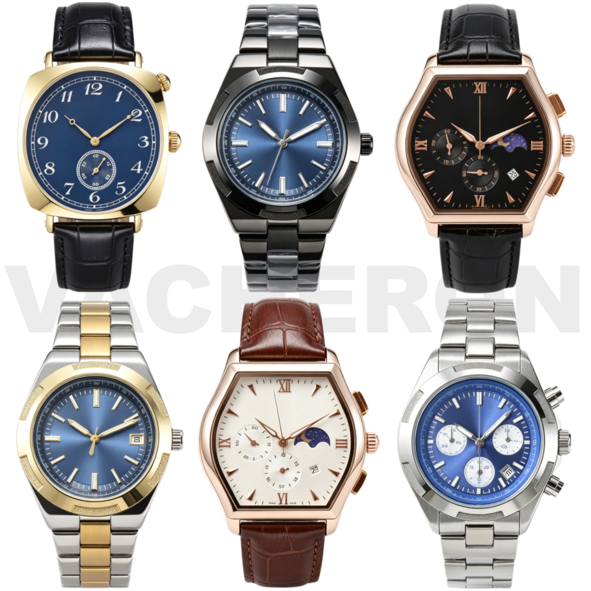 VCC Vachering Constantine Watches Mens Designer Luxury Watch High QualityAutomatic Quartz Movement Luxury Business Wristwatch Man Woman Watch Box