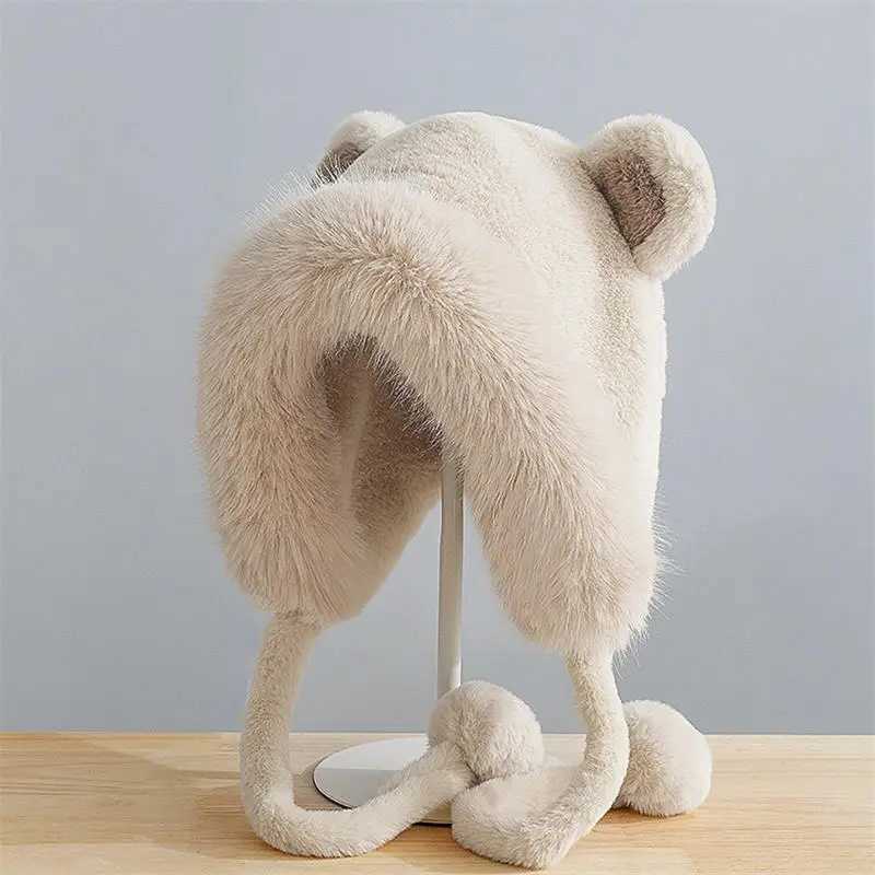 Soft Winter And Warm Ted Womens Autumn Winter New Cute Girl Lei Feng Hat And Warm Plush S2609248EKO