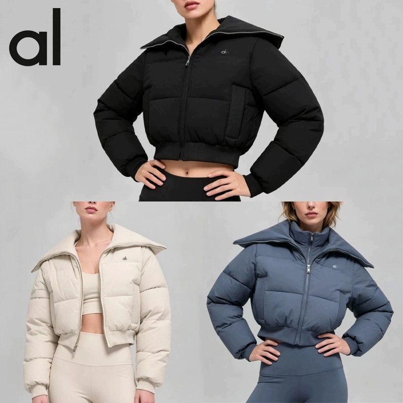 Aloismlyitys Designers Womens Down Jacket warm winter coat fashion Windbreaker Lambhair Up Jacket Down Coats Thickening Casual Female Coat white duc