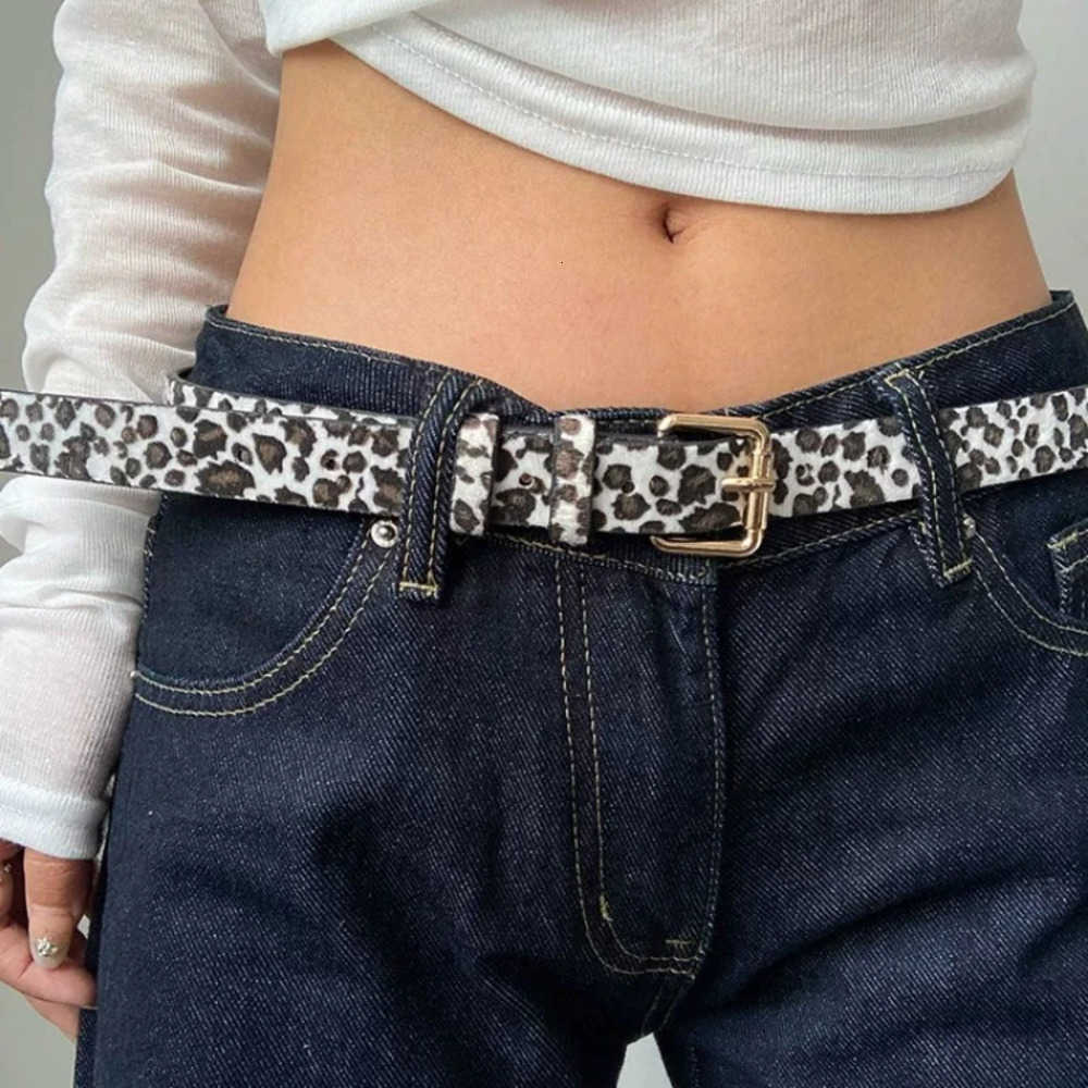 Leopard Women Belts 1Pc Print Belt 2026 New Retro Y2K Fashion Versatile Decor Waist Strap J260923
