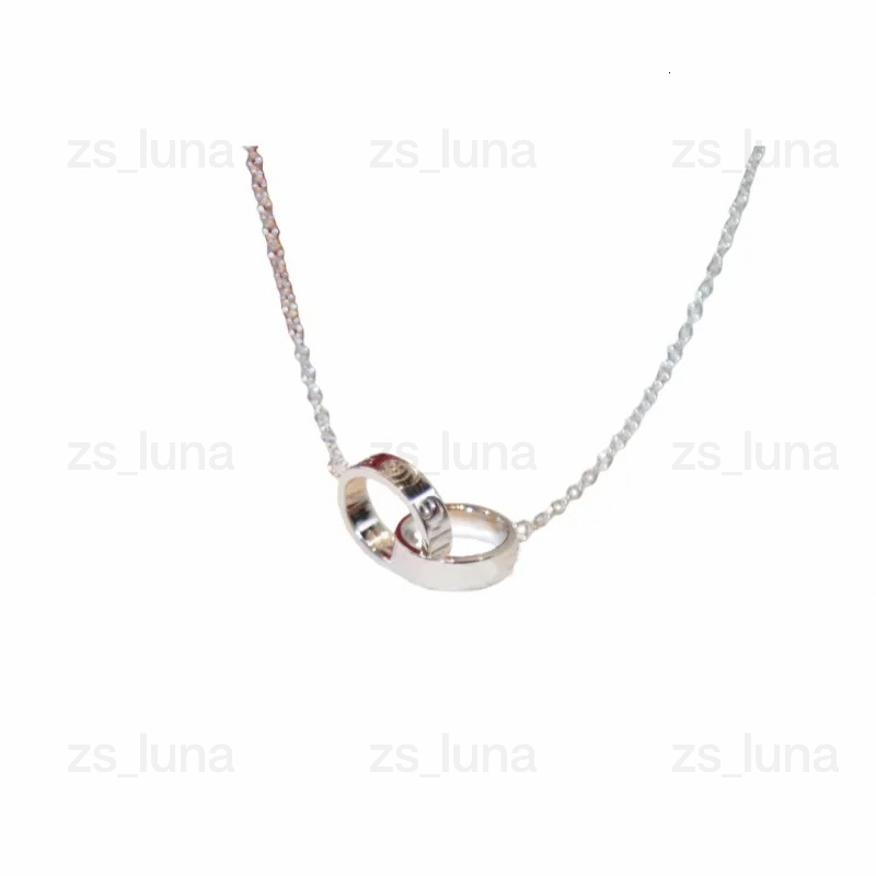 2025 Designer Jewelry High Quality 18K Gold Plated Pendant Clavicle Chain Ring Necklace Fashion Gift Nata 10A