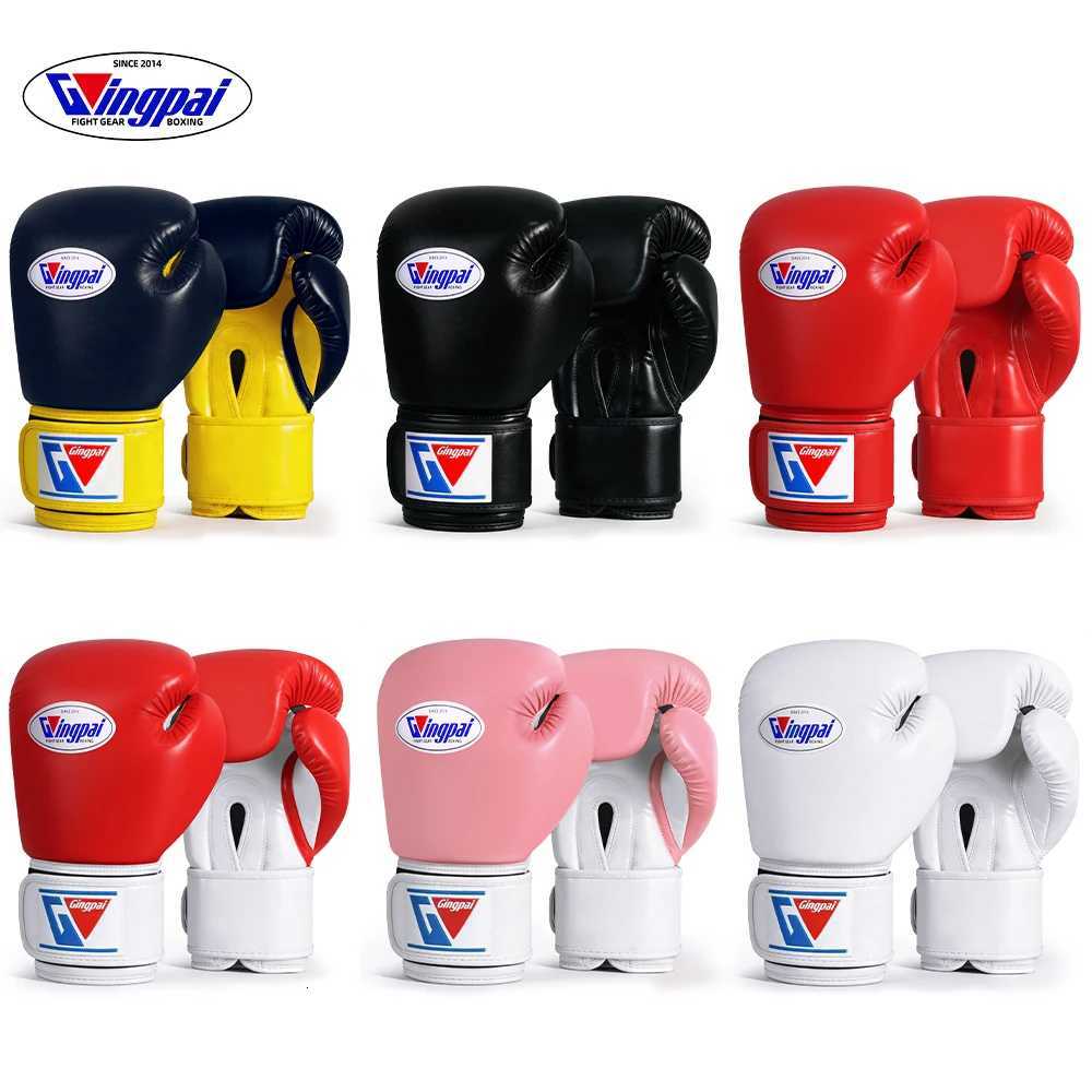 Protective Gear 6/8/10/12oz Kids Adult Boxing Gloves PU Breathable Professional Sanda Muay Thai Fighting Gloves Taekwondo Punching Gloves Q2609231