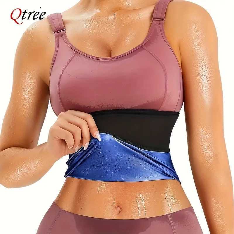 Waist Qtree Women's Shapers Tummy Control Wrap Women Slimming Girdle Body Shaper Belt Belly Cincher Slim Waist Fat Burner Corset J260923