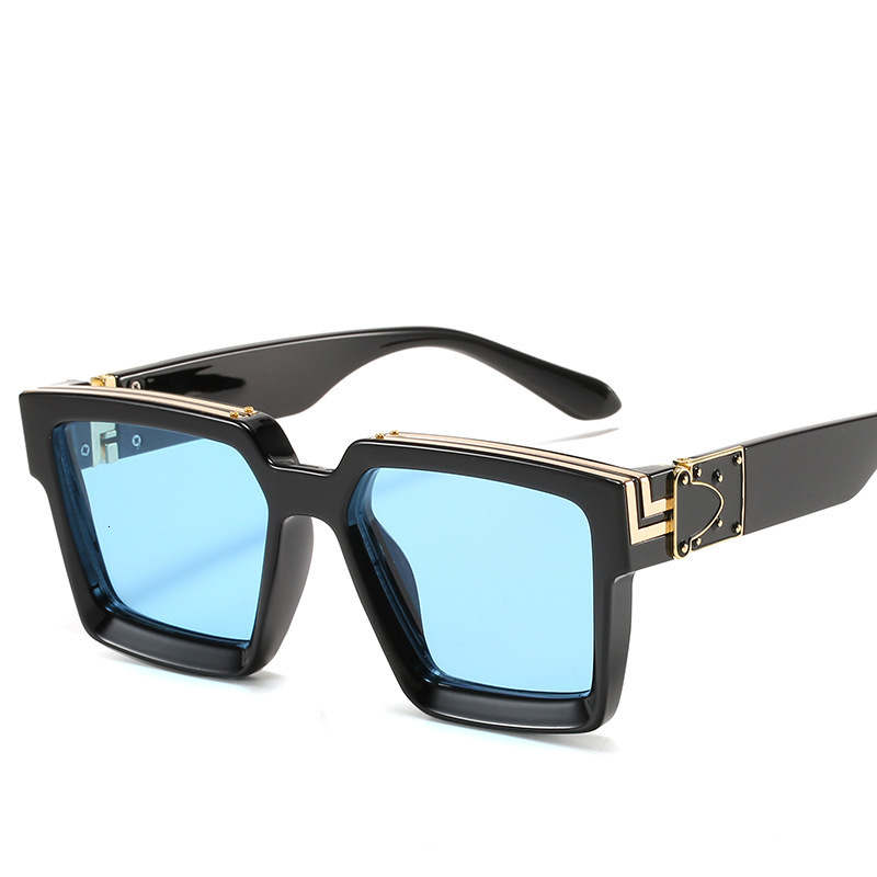 Luxury Brand Designer Sunglasses Fashion New European And American Style Versatile Party Glasses Elegant Face-Slimming Small Square Frame UV Protect