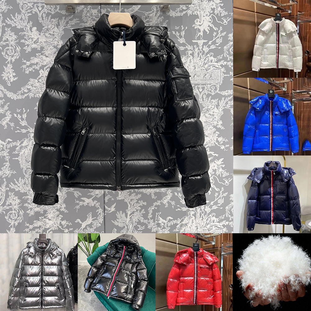 Maya Mens Down Jacket Coats Coat outerwear puffer fur designer warm hooded windproof Coat Doudoune duckdown winter Thick clothes Outdoor