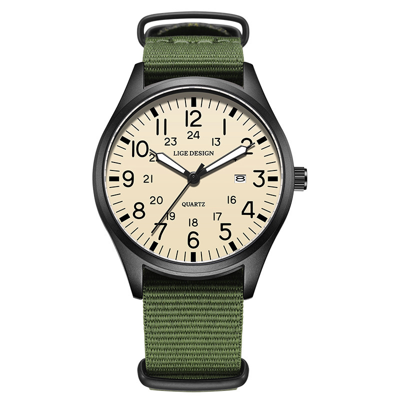 Montre à quartz minimaliste design, unisexe, scout d’expédition pour hommes, cadeau d’Halloween
