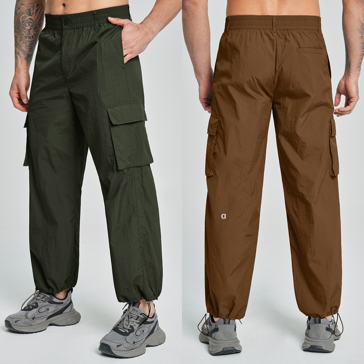 3023A Pantalon en tissu recyclé pour homme Pantalon de course et de randonnée en plein air Équipement d'entraînement durable pour homme compatibl