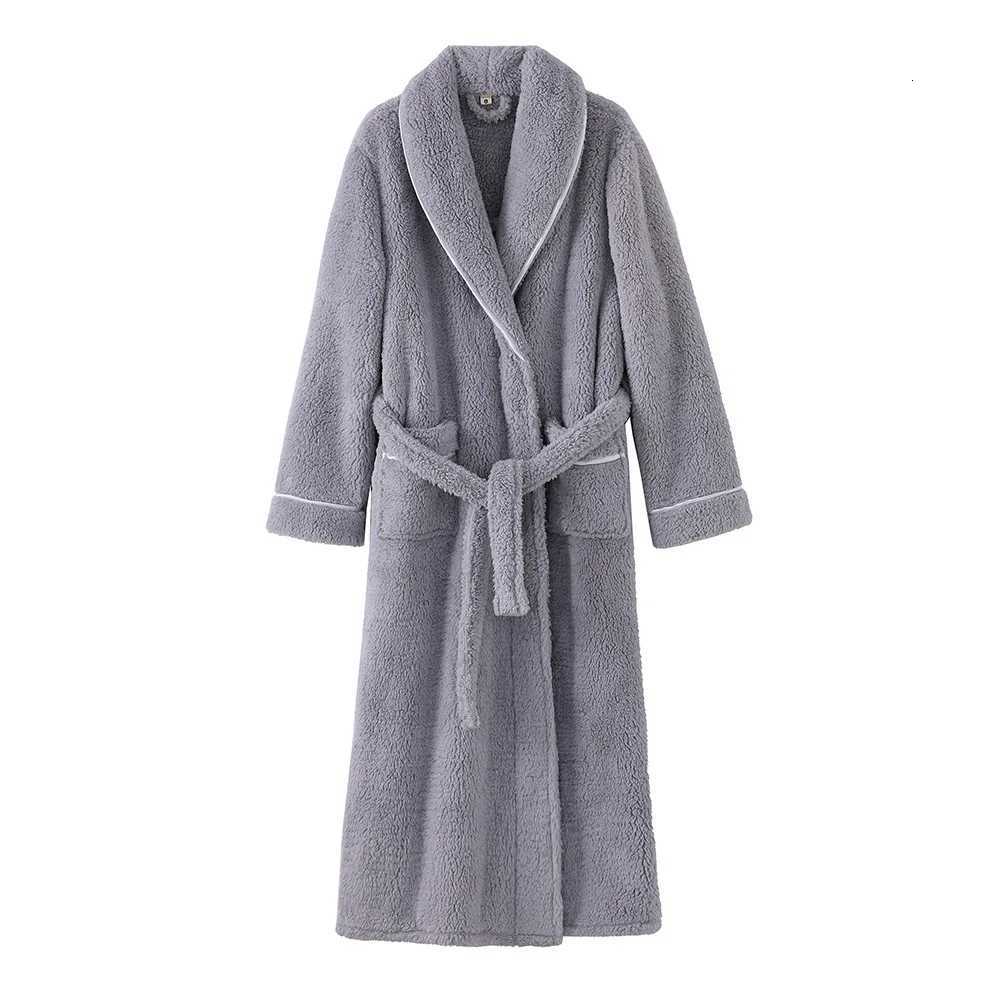 Sleep Lounge Donna Nuova Donna Autunno Inverno Caldo Lungo Corallo Velluto Spesso Coppia Accappatoi da bagno Uomo Donna Pigiama Doccia Accappatoio A