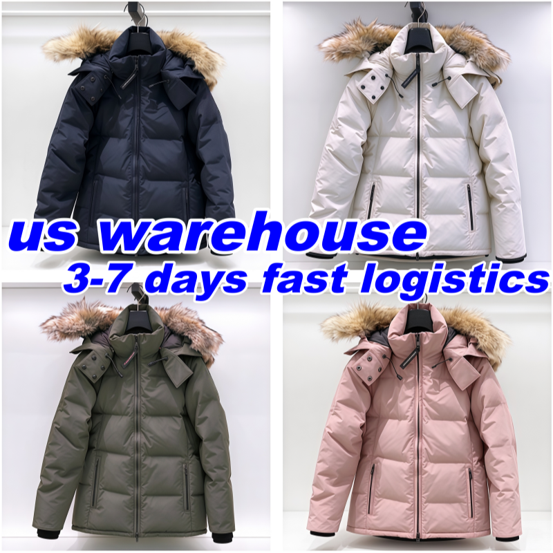 Designer Womens Winter Jacket Puffer Down Parka With Fur Hood Ladies Warm Waterproof Outdoor Windbreaker Coat