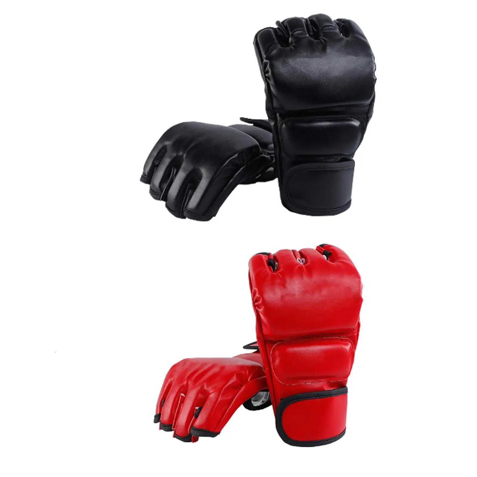 Protective Gear Boxing Gloves Professional Open Palms Half Mitts for Workout Mma Grappling Q260923