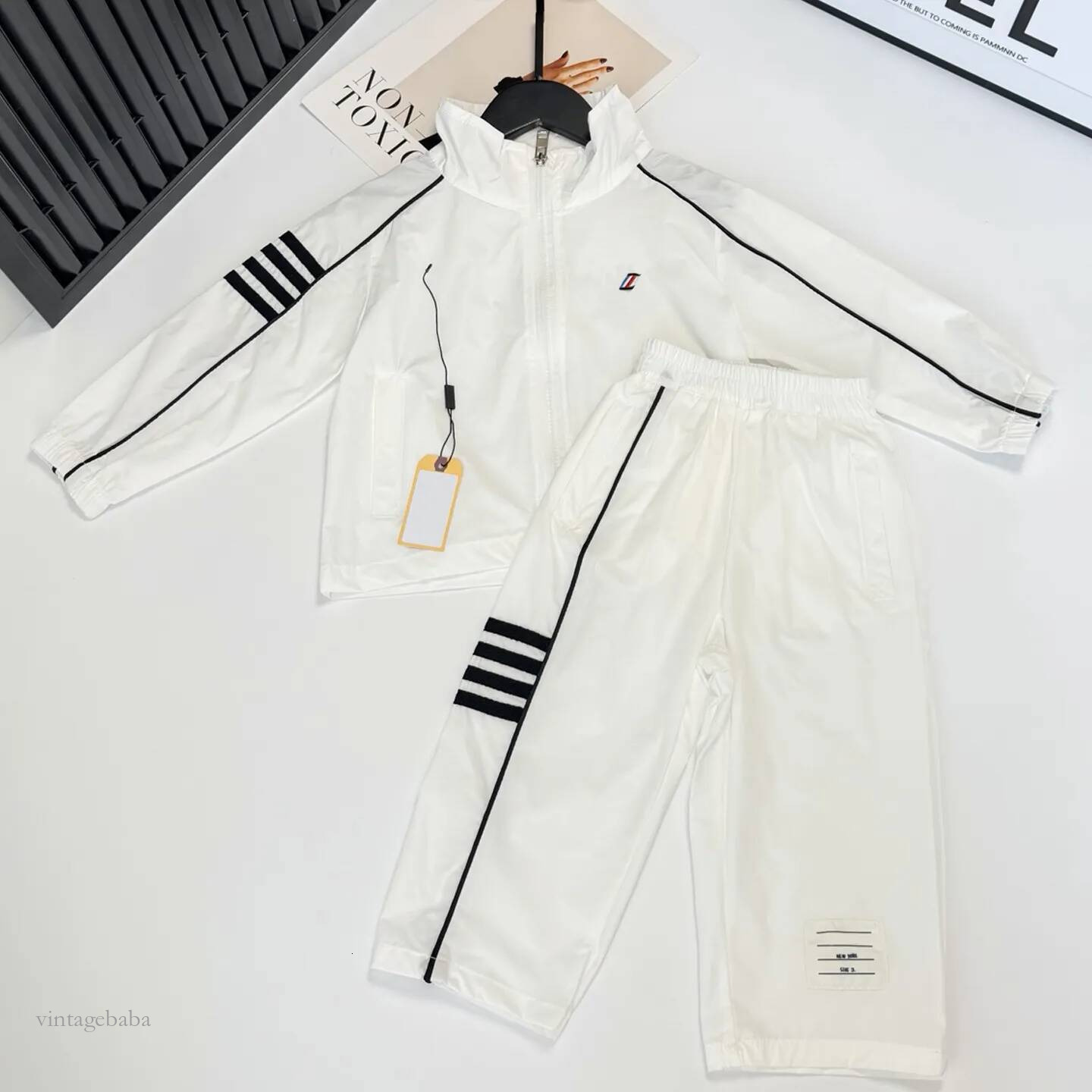 Kids Boys 2 Piece Tracksuit Toddler Thin Sun Protection Jacket And Pants Children Sport Outfit Set Size 90 150CM