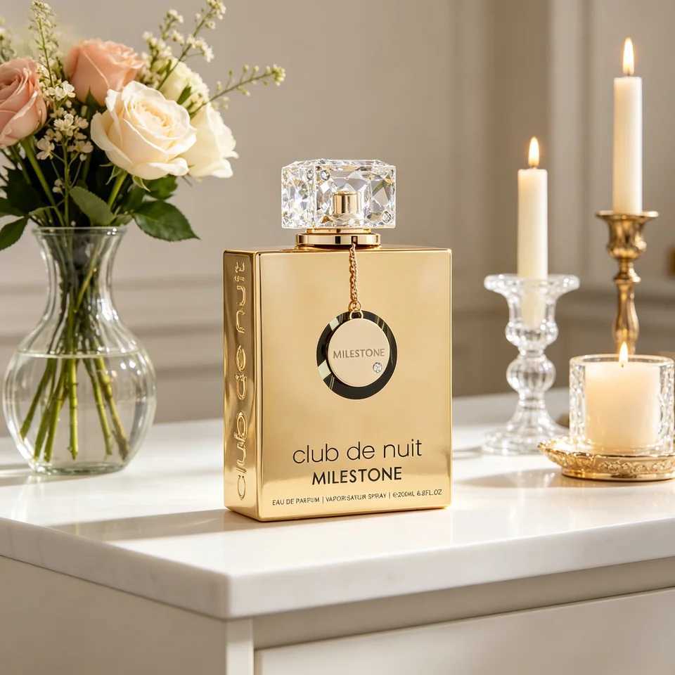Armaf Club De Nuit Milestone Unisex EDP Spray 3.8 Oz Luxury Elegant Scent with Musk Woody And Ocean Notes L26924