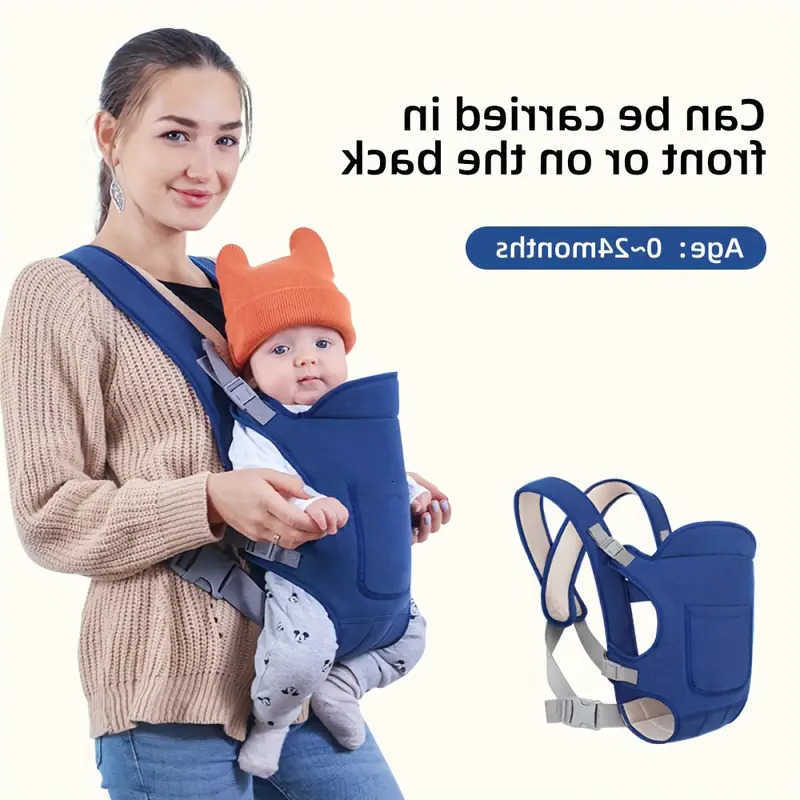 Zaini a tracolla Marsupi Marsupio Zaino Traspirante Frontale 4 in 1 Comodo zaino a tracolla per neonato Custodia avvolgente Baby Kangaroo Nuovo C260