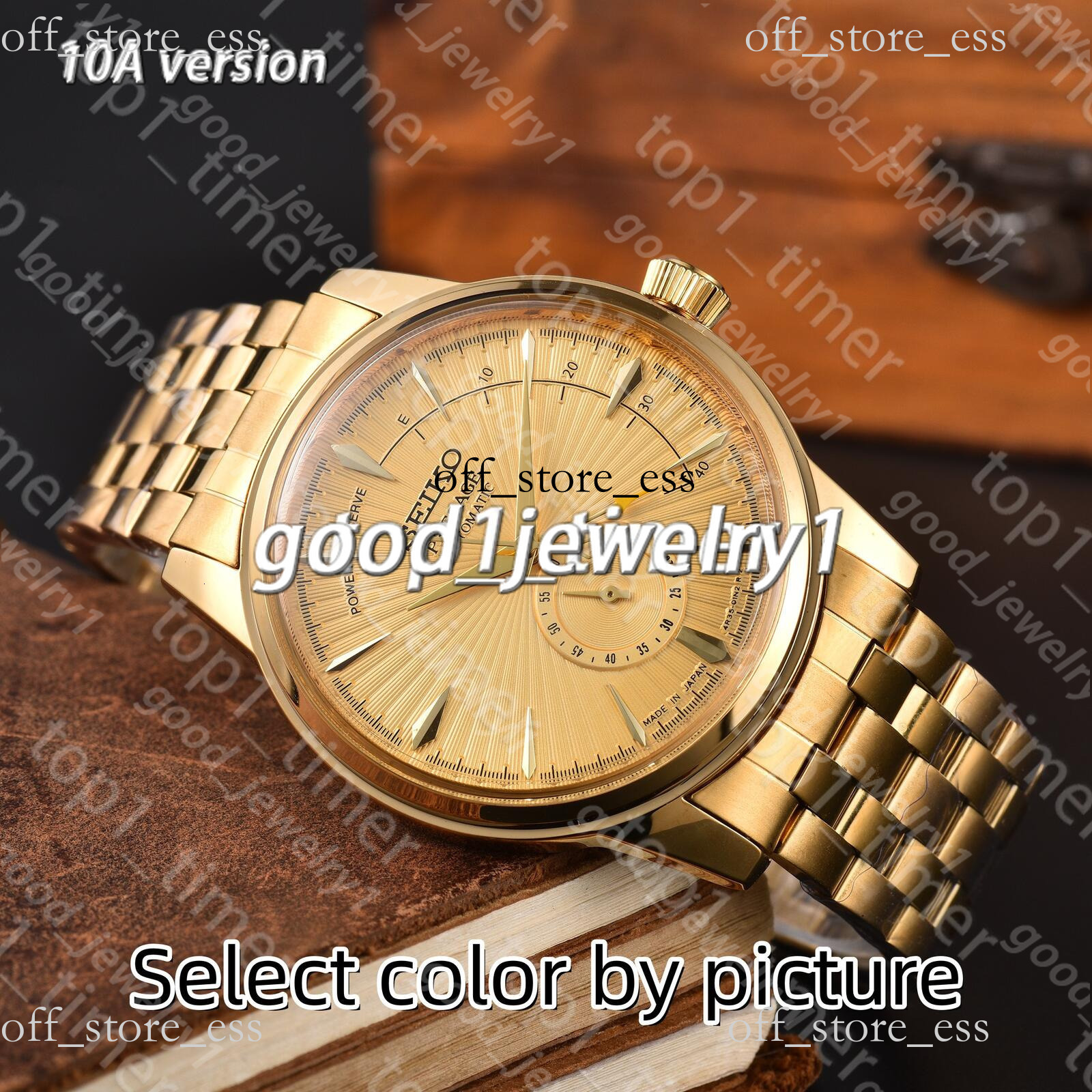 2026 10A Luxury grand seikoity presage Designer Watches Man Movement Super Seikowatchs men Chronograph Luminous king Watch automatic Watch Gift Box