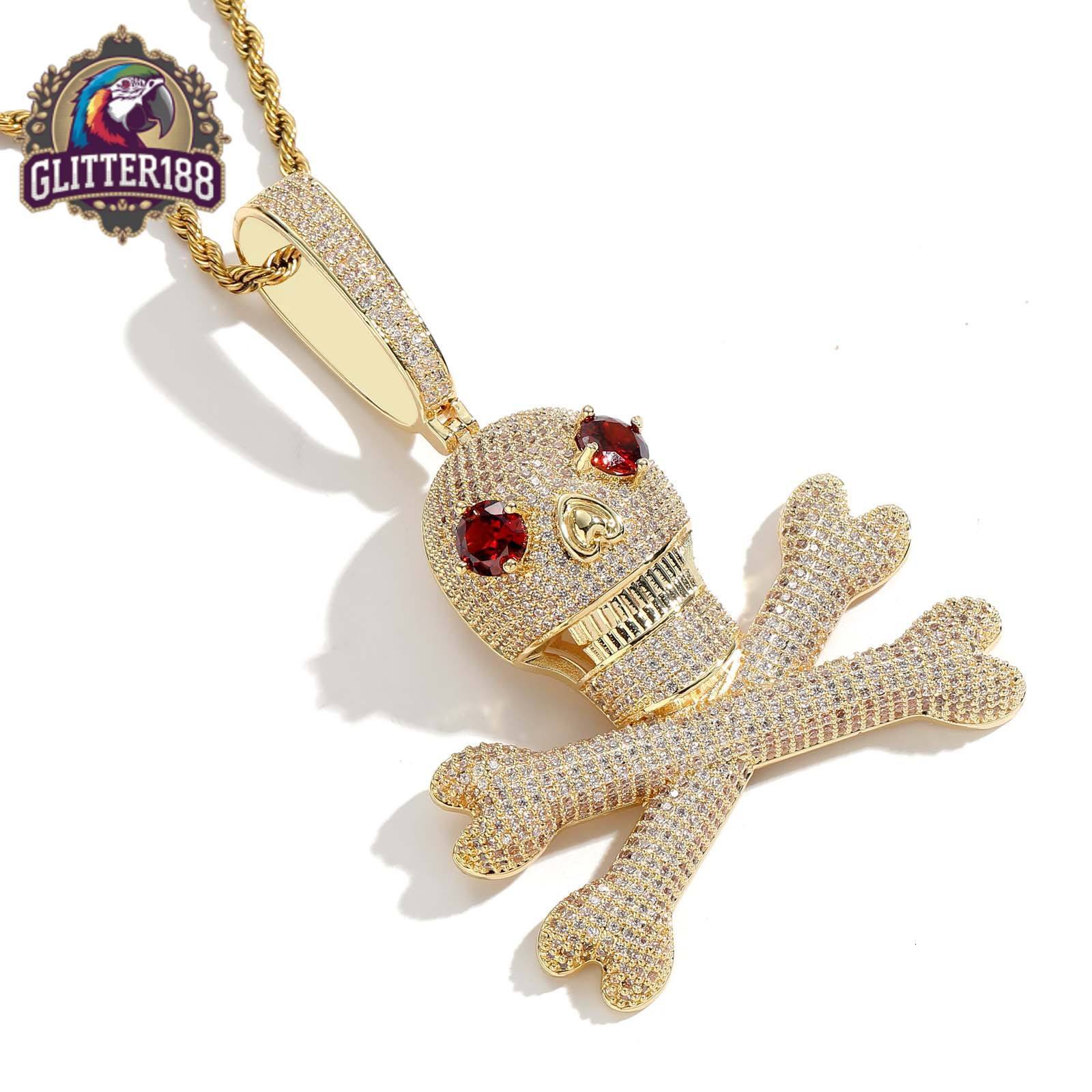Custom Hip Hop Moissanite Pendant Personalized Jewelry for Brand Promotion Street Fashion and Music Artists