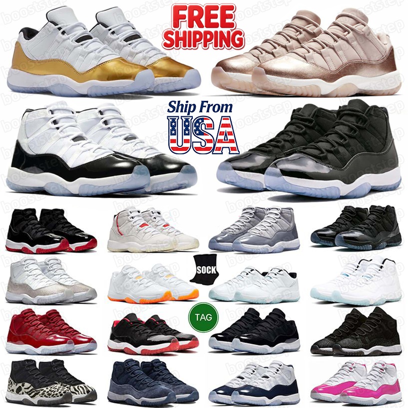 with Box 11s Designer 11 Basketball Shoes Gamma Blue Cool Grey White Metallic Cherry Cool Grey Cement Gamma University Black Pink Outdoor sneakers M