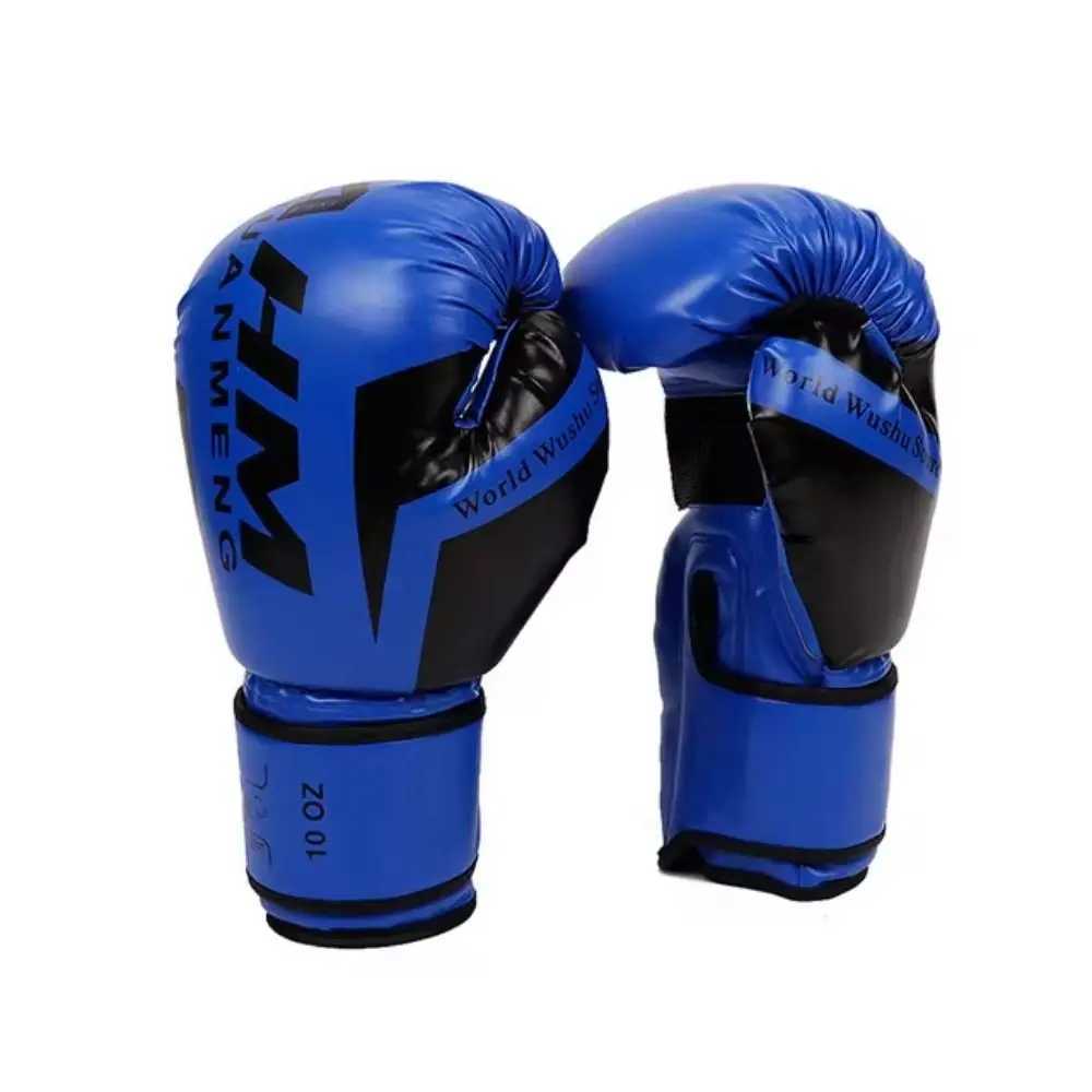 Gear 6/10/12/14Oz Adult Boxing Protective Gloves PU Leather Professional Sanda Muay Thai Fighting Gloves Breathable N260923