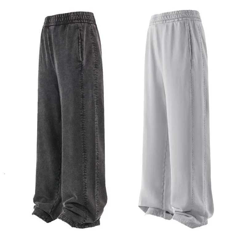 Men's Pants European and American Versatile Pure Cotton Pants New Sweatpants for 2025 D260924