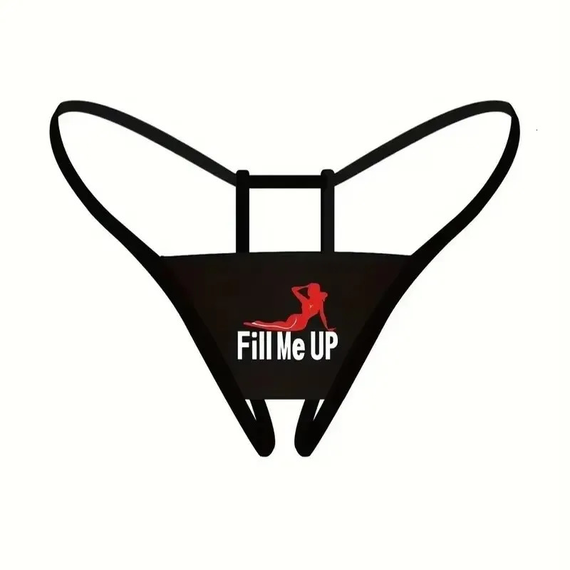 Open Type Women's Panties Crotch Opening Transparent Gstrings Thongs Sexy Lingeries Letter Printing Solid Underwear For Lace 260923