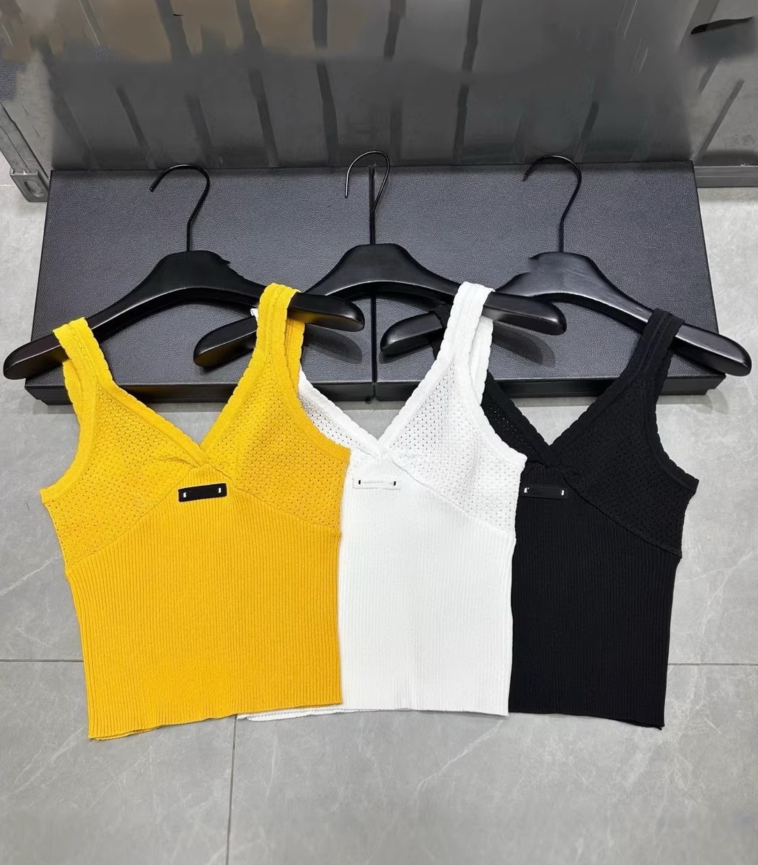 Vintage Printed Crop Tops For Women Designer Slim Fit See Through Mesh T Shirt Summer Street Night Club Tees