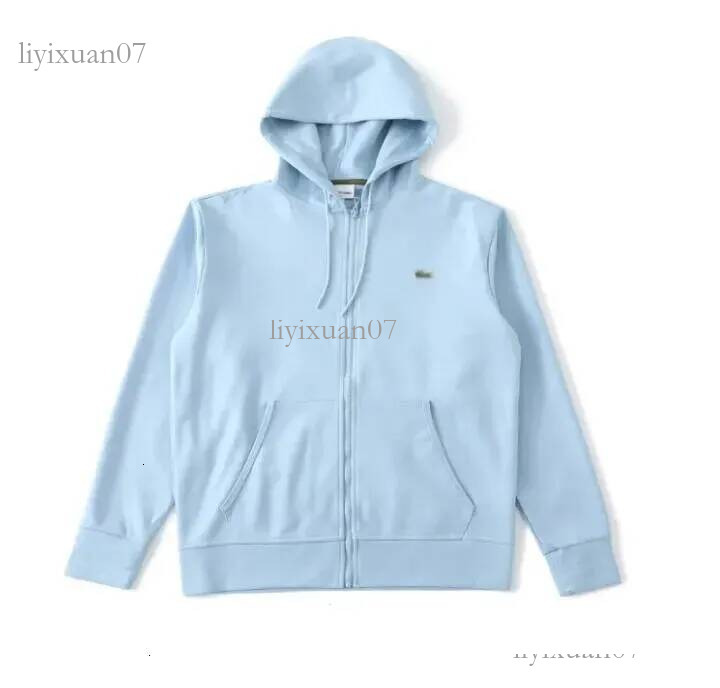 lacostlies hoodie Men's Hoodies Designer crocodile Streetwear Classic Crocodile Hoodie jacket Mens Zip Black Sweatshirt Cardiagn Coats Couples