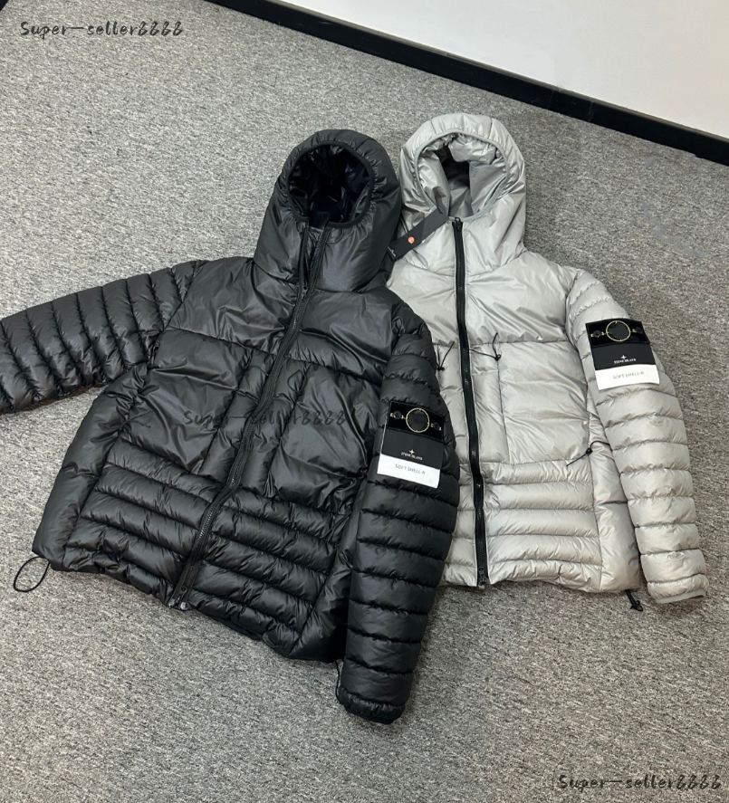 2026 Stones Jacket Designer Men Puffer Jacket Topstoney Windbreaker Luxury Man Veste Casual Winter Thick Men' Down Jacket Company Streetwear Zi