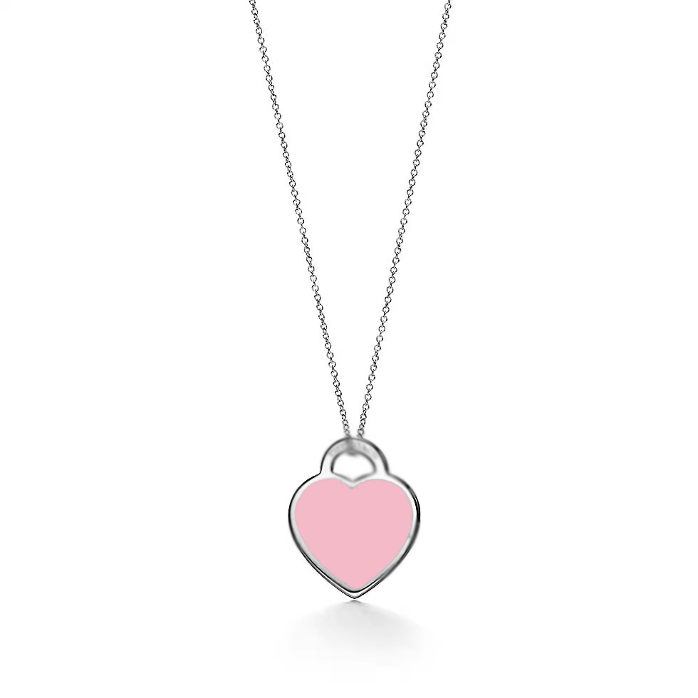 Luxury jewelry Designer Necklace Womens Love Heart Necklace Designer Jewellery Thin Chains Pendant Chain Charm anniversary Gift for Women cojewelry