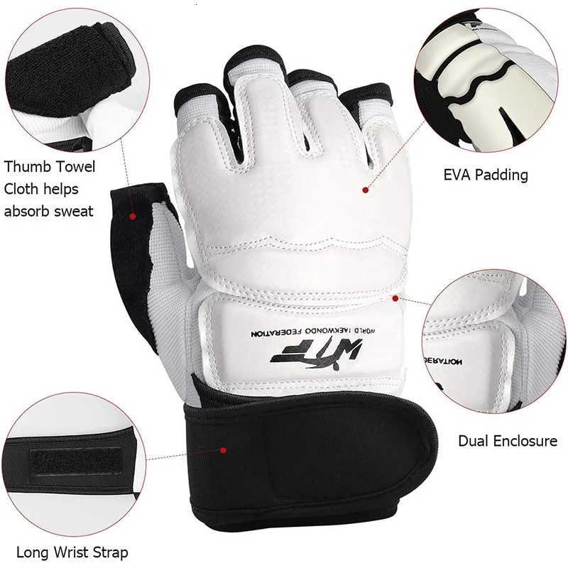 Boxing Protective Gear Half Finger Gloves Adults Boxing Fighting Sandbag Training MMA Sanda Karate Muay Thai Fitness Taekwondo Protection Set N26092