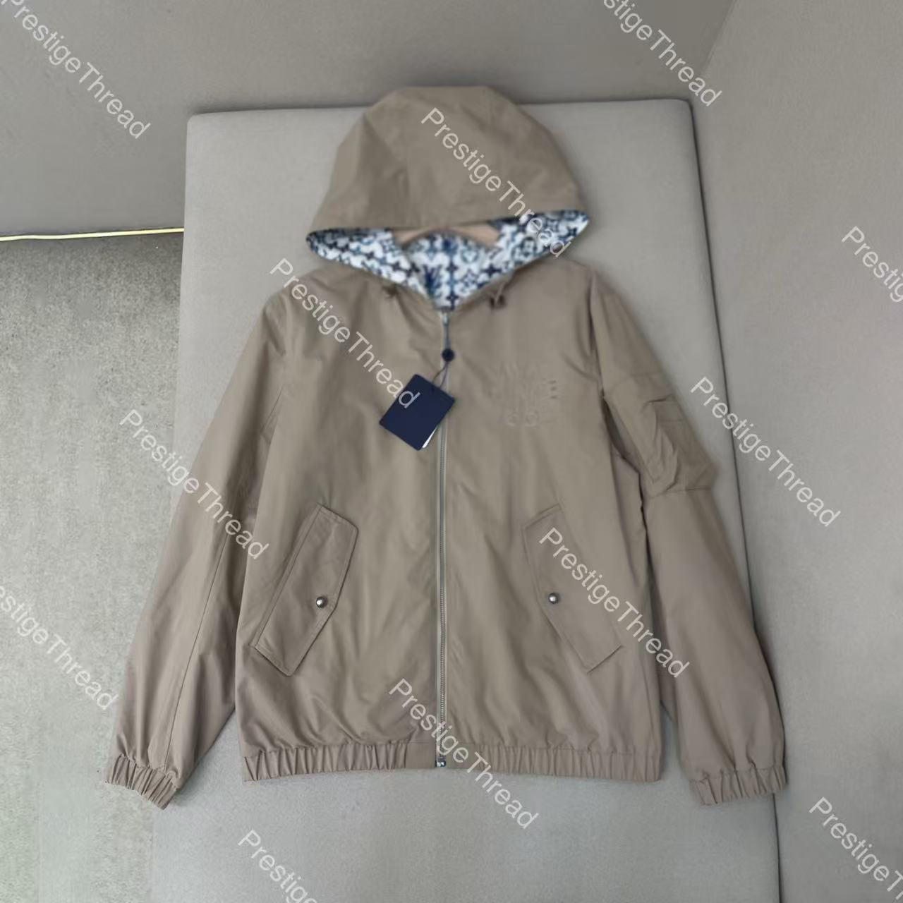 Men's Jackets designer High-quality new reversible hoodedzi up loose casual pocket jacket