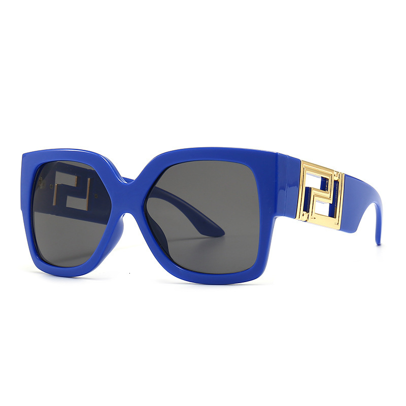 Luxury Brand Designer Sunglasses Foreign Trade Modern European And American Street Style Ins Internet Celebrity Model Square Sunglasses For Women Ve