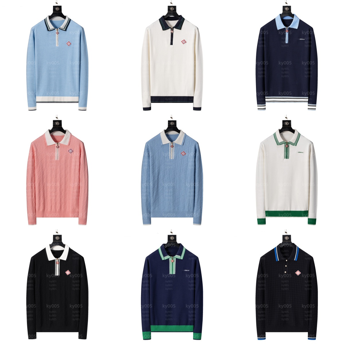 mens set designer sweater Spring Autumn new striped ness men sweater women loose button