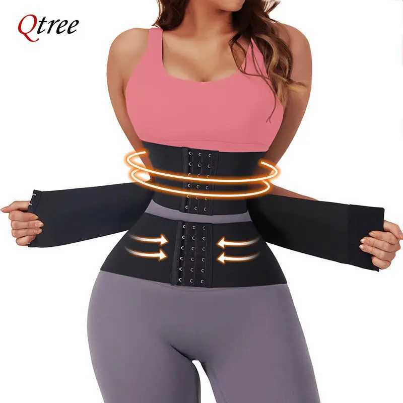 Shapers Qtree Upgraded Women's Waist Snatch Up Tummy Control Shapewear Girdle Abdomen Slim Cincher Compression Belt Workout Body Shaper J260923