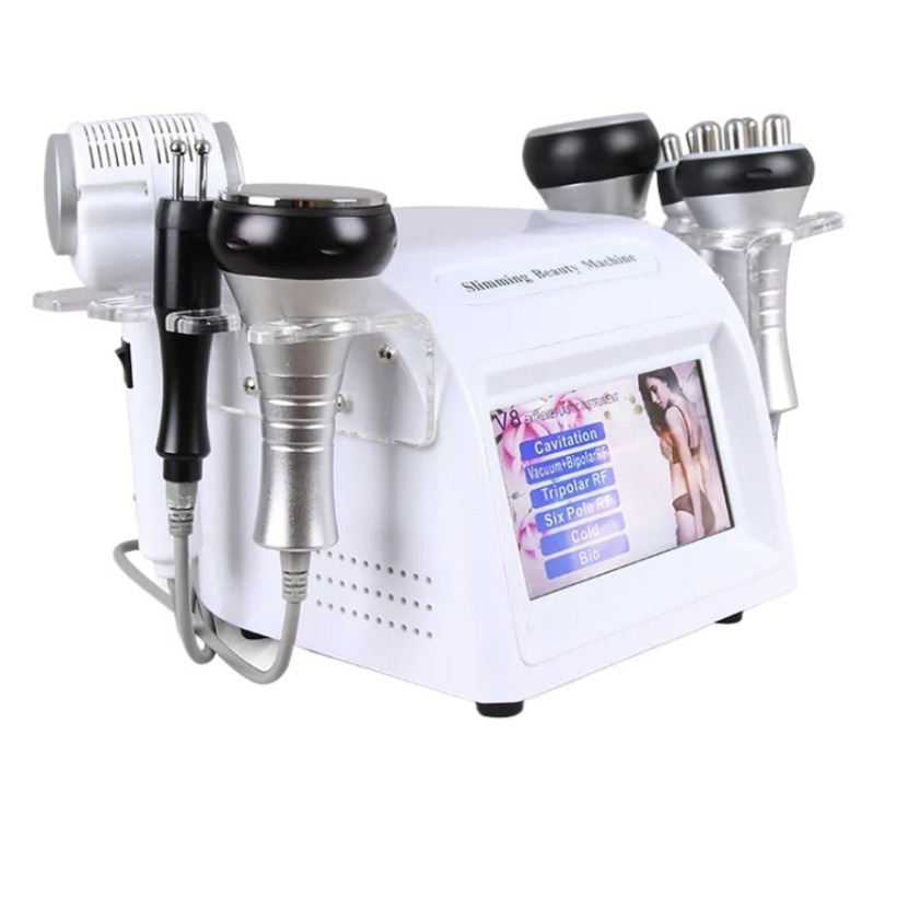 Multifunctional 6 In 1 40K Ems Vacuum Rf Cavitation Ultrasound Lipo Slimming Cellulite Fat Loss Facial Lifting Massage Device Salon Spa Body267.5