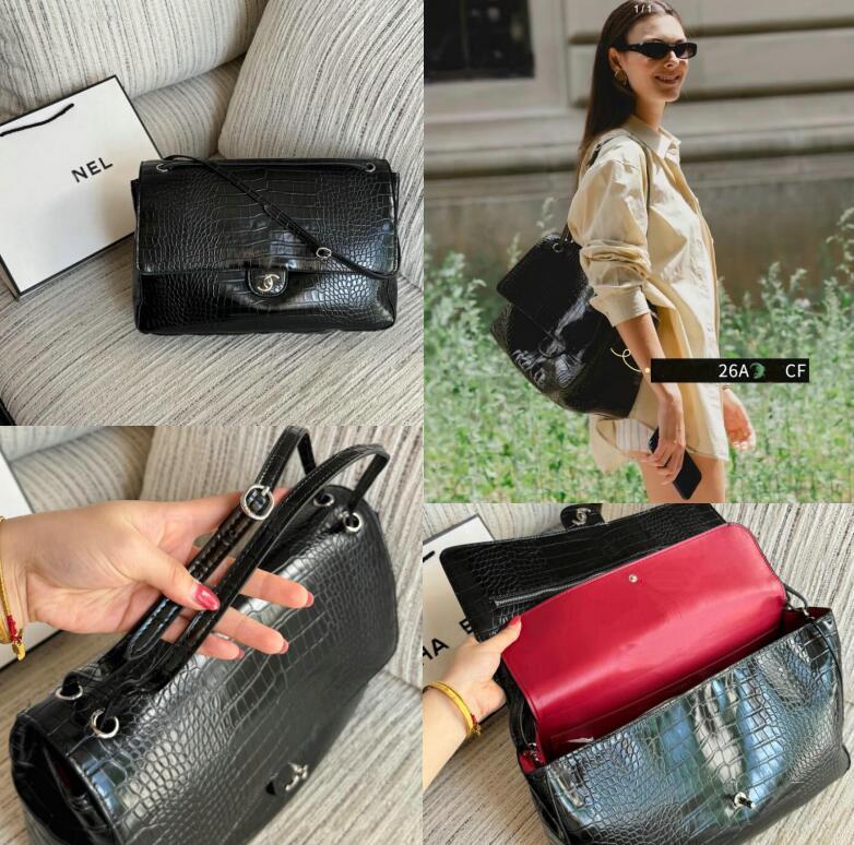 12A designer bag maxi flap bag tote handbags 26A shoulder bags genuine leather flap quilted vintage high-capacity shoulder bag niche handbag for wom