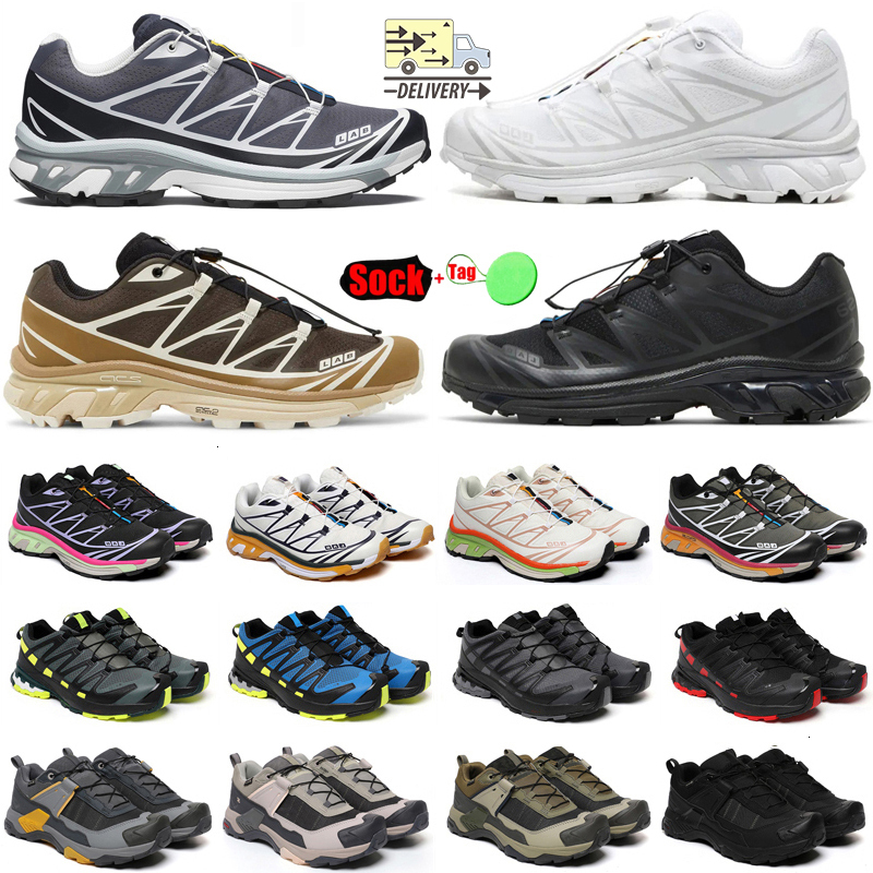 Designer Trail Running shoes Xt6 XA Pro 3D XT-6 ADV ULTRA 5 Mens Womens Sneakers Triple Black Silver Grey Brown White Sports Fashion Outdoor Travel