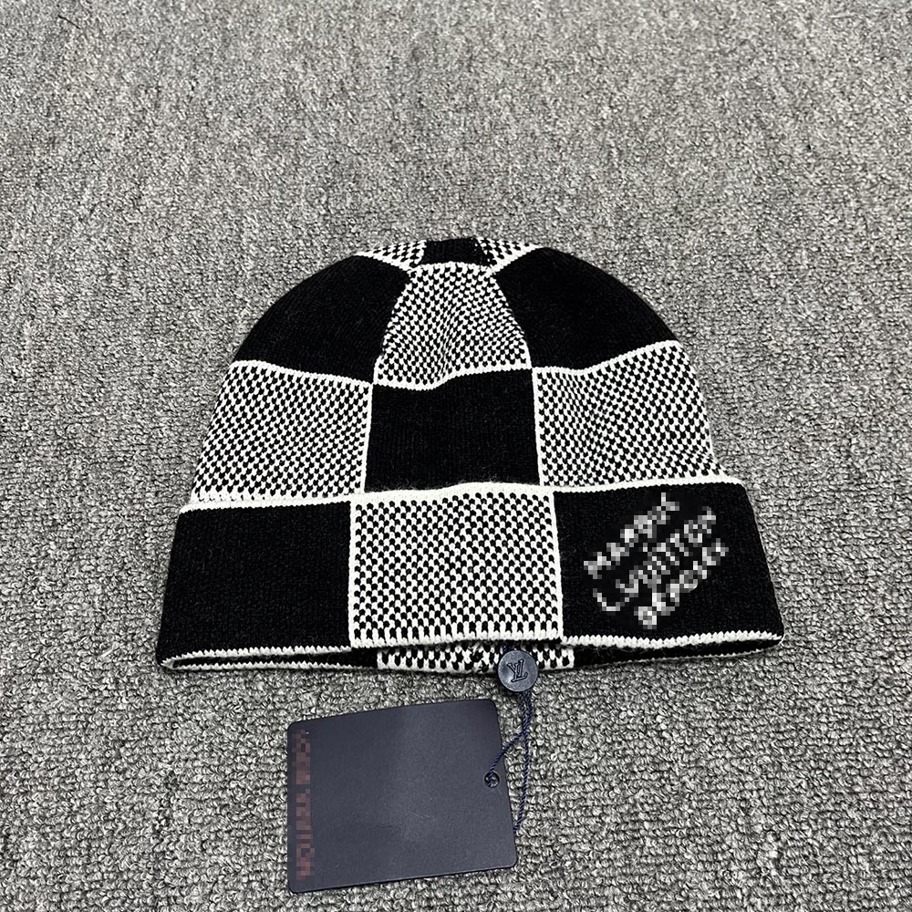 Fashion V beanie Bonnet Advanced VersionKnitted Cap Women Men Solid Letter Hat Designer High Quality Autumn Winter outdoor Beanie