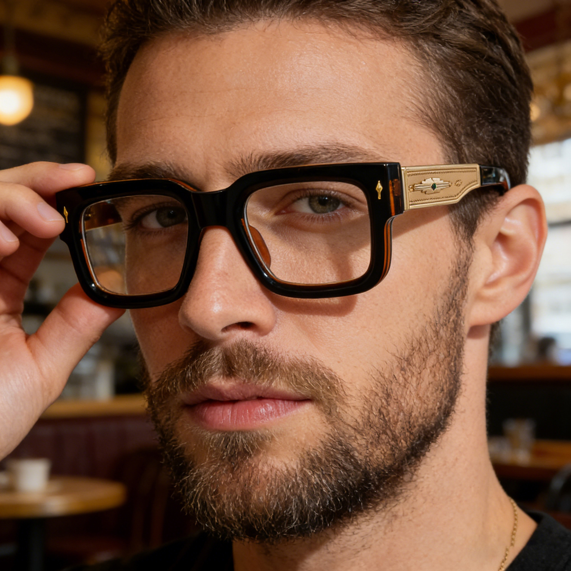Luxury Brand Designer Sunglasses KAJILA European And American 2025 New Fashion Square Small Frame Men, Retro High-End Sun Protection Sunglasses For