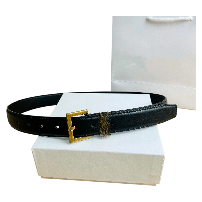 Designer Belt Womens Belt Designers Unisex Classic Square Buckle Shiny Croc Embossed Leather Wistband Luxury Letter For Dresses Jeans Pants shi1741