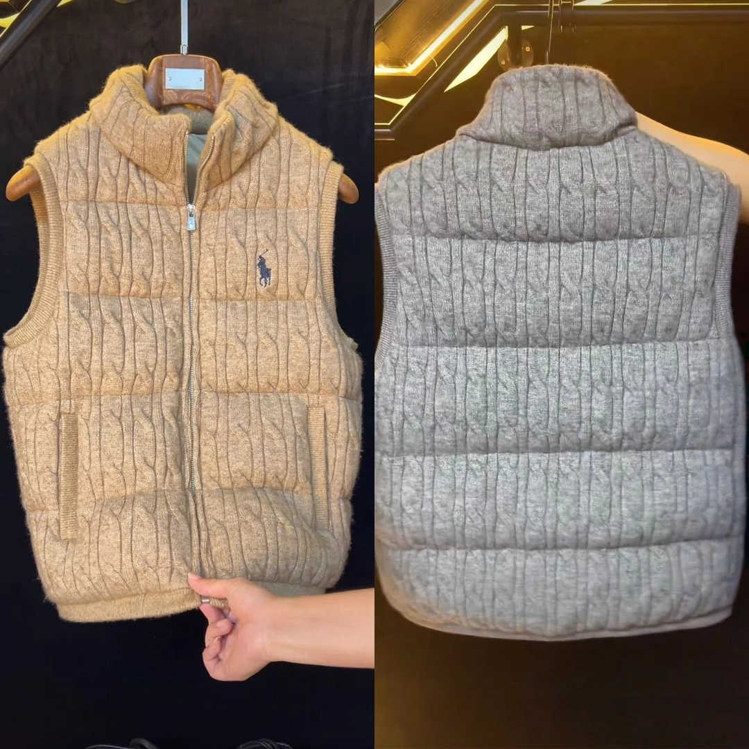 New autumn and winter collection high-end trendy fashionable casual comfortable stylish and uniquely designed men's vests T260924