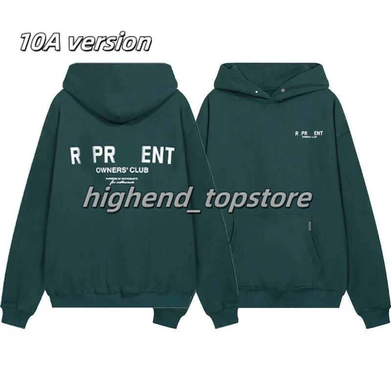 2026 10A Representative Hoodie Men's Designer Hoodies Letter Printed Casual Hiphop Y2k Mens Womens Oversized Sports Hooded Sweaters Represend H