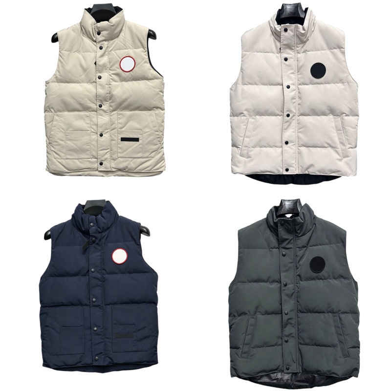 Designer Mens Vests Gilet Down Jacket Woman Coat Stand up collar sleeveless couple style Parker thermal outwear fashion clothes dh1642