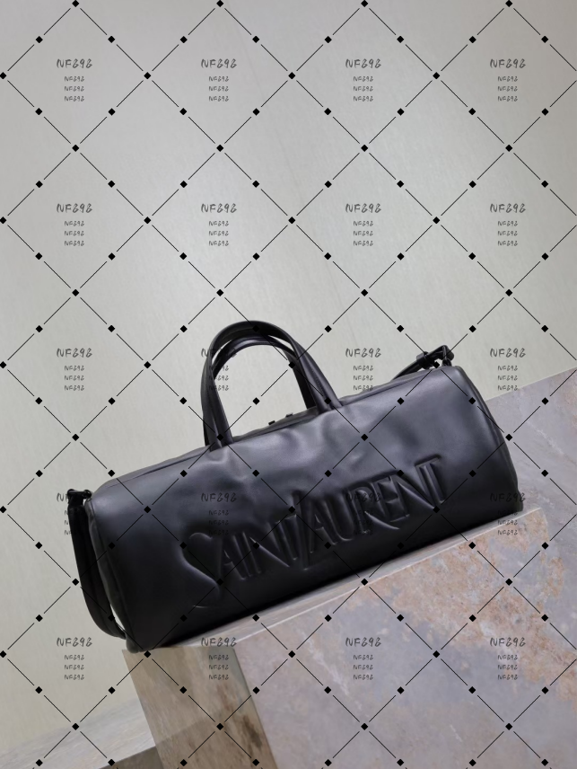 12A1.1 High-Quality New Men's Simple and Fashionable Travel Bag - Front-Printed Letter Design Bag - Compact and Stylish with a Low Profile Mode